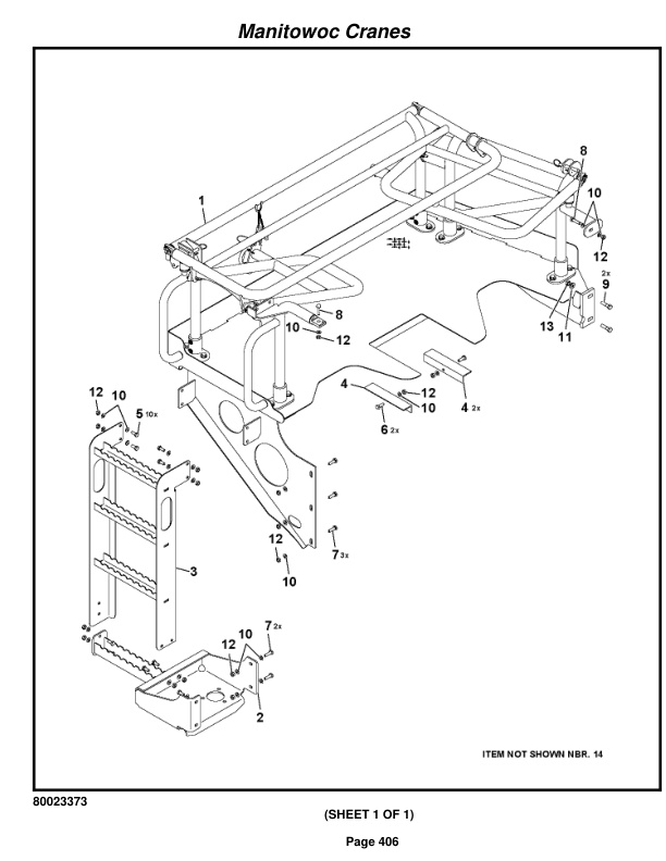 Grove RT9150E Crane Parts Manual 235550 2016-2
