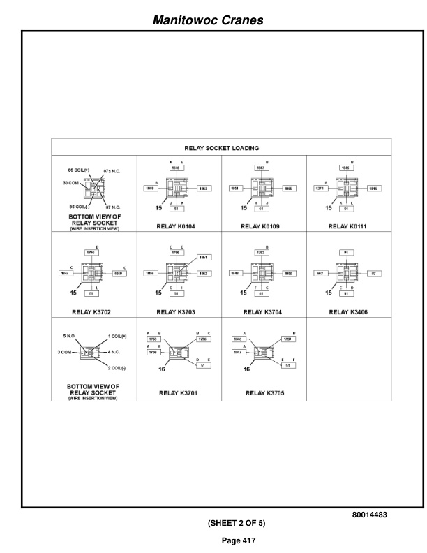 Grove RT9150E Crane Parts Manual 236045 2017-2