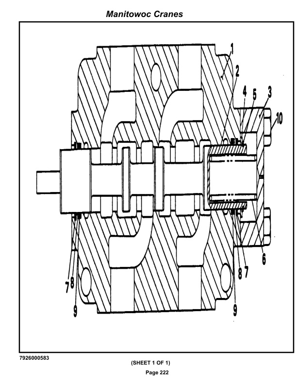 Grove RT980 Crane Parts Manual 42289 2021-2