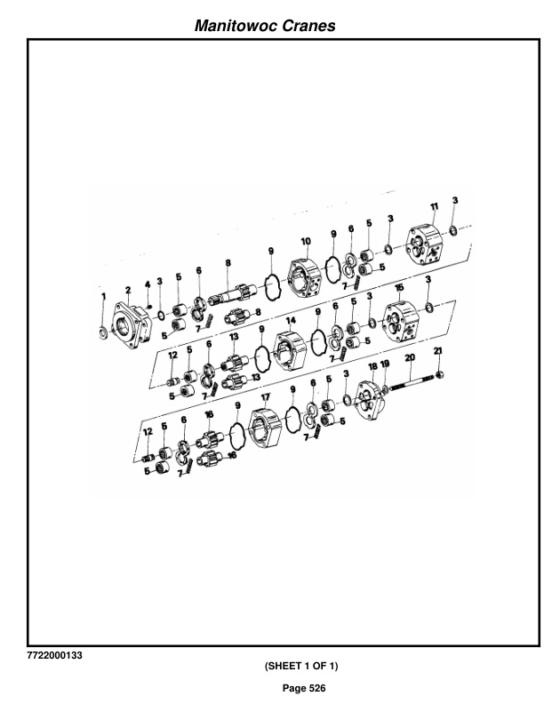 Grove RT980 Crane Parts Manual 43197 2017-3