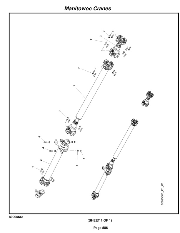 Grove GRT655 - 55US T Crane Parts Manual 236026 2018-3