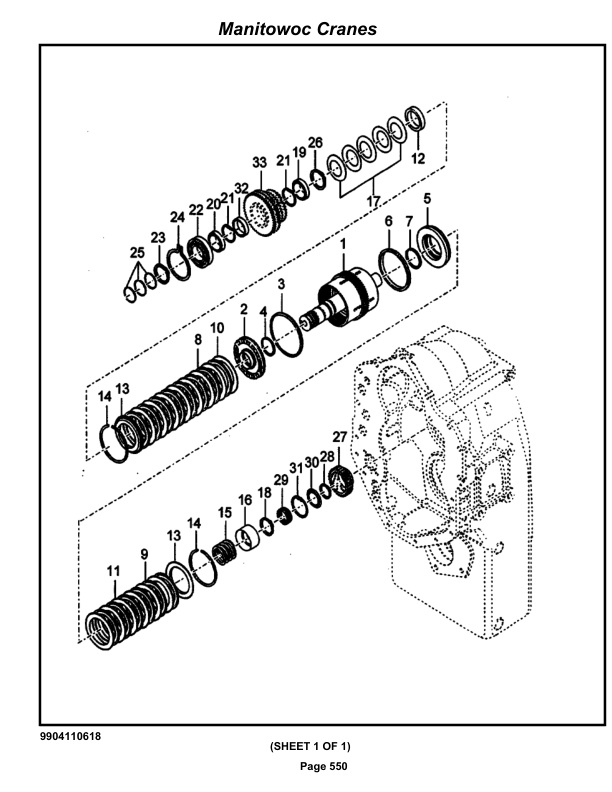 Grove GRT655 - 55US T Crane Parts Manual 236551 2019-3