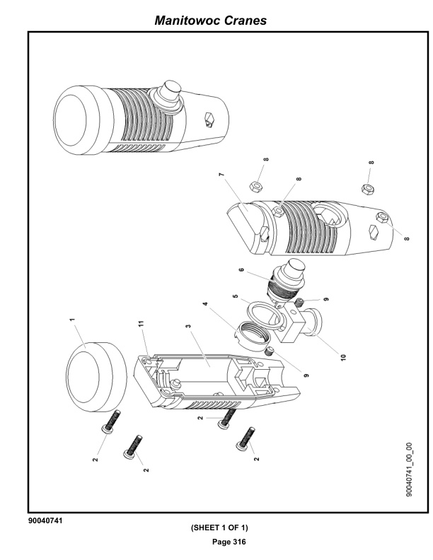 Grove GRT655 - 55US T Crane Parts Manual 236822 2020-2