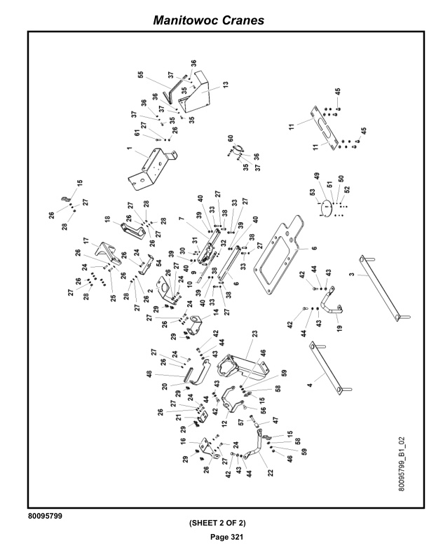 Grove GRT655 - 55US T Crane Parts Manual 400066 2019-2