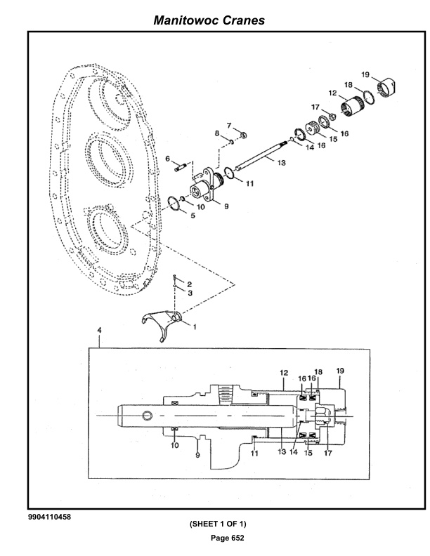 Grove GRT655 - 55US T Crane Parts Manual 400066 2019-3