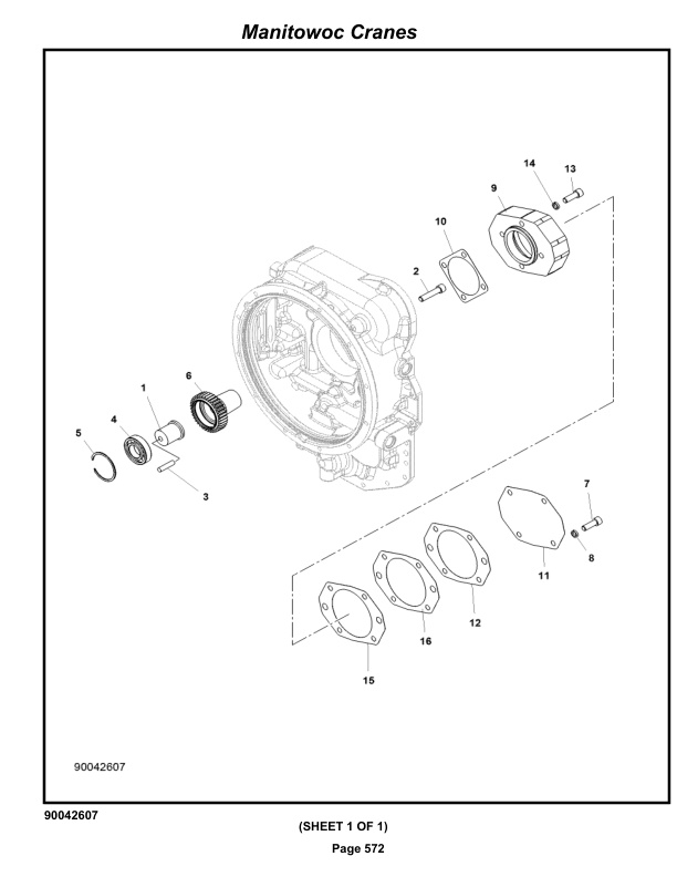 Grove GRT655 - 55US T Crane Parts Manual 614816 2019-3