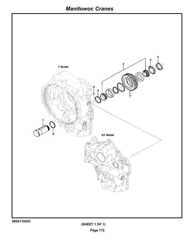 Grove GRT655L - 55US Crane Parts Manual 400067 2020-3