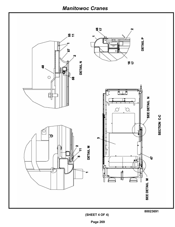 Grove RT650E - 50US T Crane Parts Manual 234095 2013-2