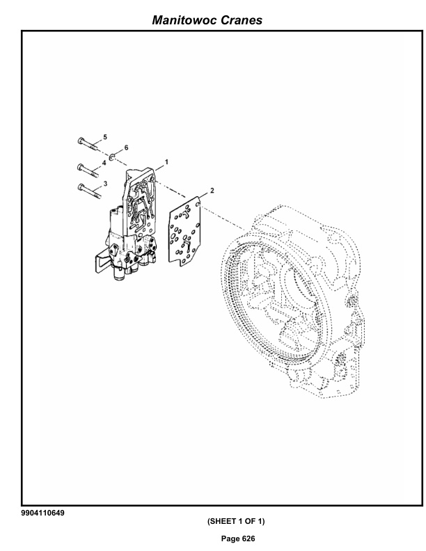 Grove RT650E - 50US T Crane Parts Manual 234373 2013-3