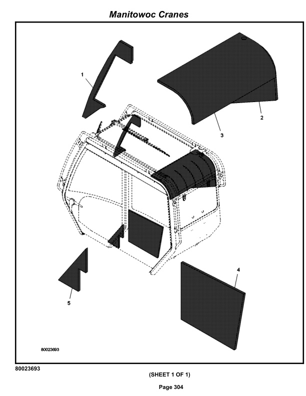 Grove RT650E - 50US T Crane Parts Manual 234519 2013-2