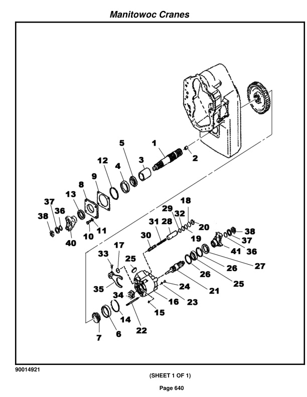 Grove RT650E - 50US T Crane Parts Manual 235314 2015-3