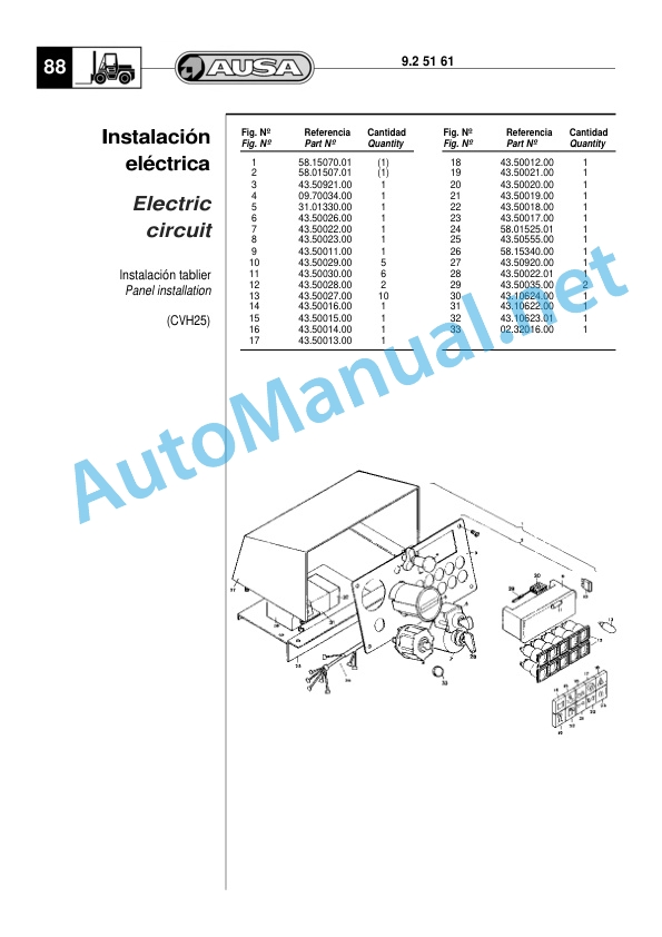 Kubota CV 25 - CVH 25 Parts Manual-5