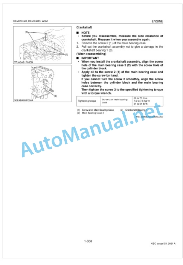 Kubota 03-M-DI-E4B Series, 03-M-E4BG Series Diesel Engine Workshop Manual PDF-5