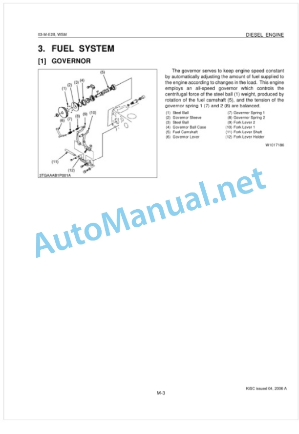 Kubota 03-M-E2B Series Diesel Engine Workshop Manual PDF-3