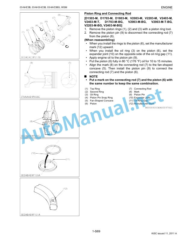 Kubota 03-M-E3B Series, 03-M-DI-E3B Series, 03 Workshop Manual PDF-5