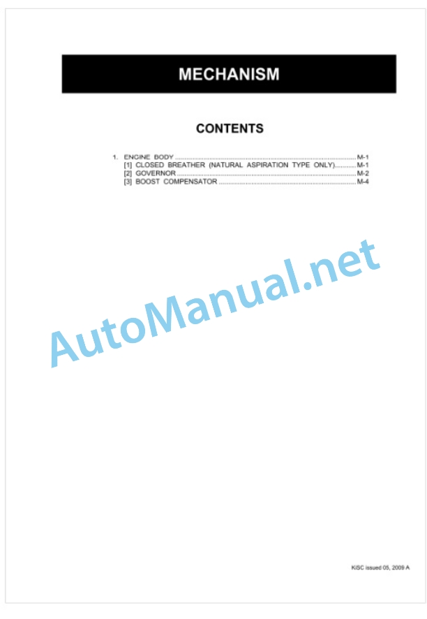 Kubota 05-E2B Series, 05-E2BG Series Diesel Engine Workshop Manual PDF-3