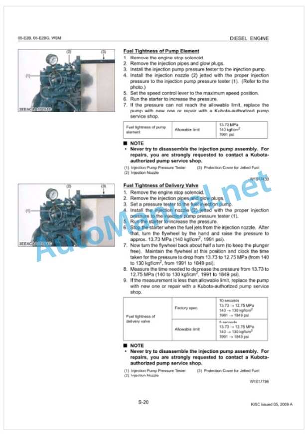 Kubota 05-E2B Series, 05-E2BG Series Diesel Engine Workshop Manual PDF-4