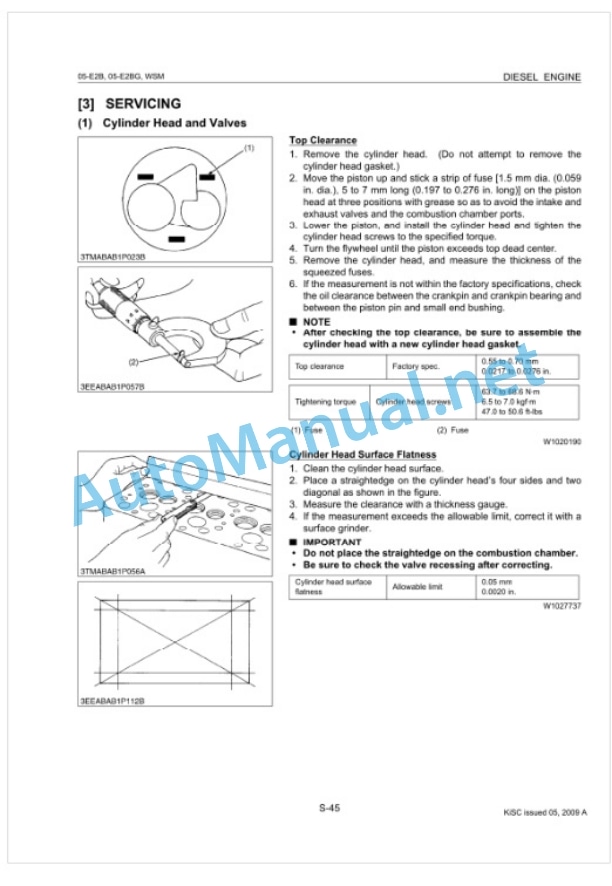 Kubota 05-E2B Series, 05-E2BG Series Diesel Engine Workshop Manual PDF-5