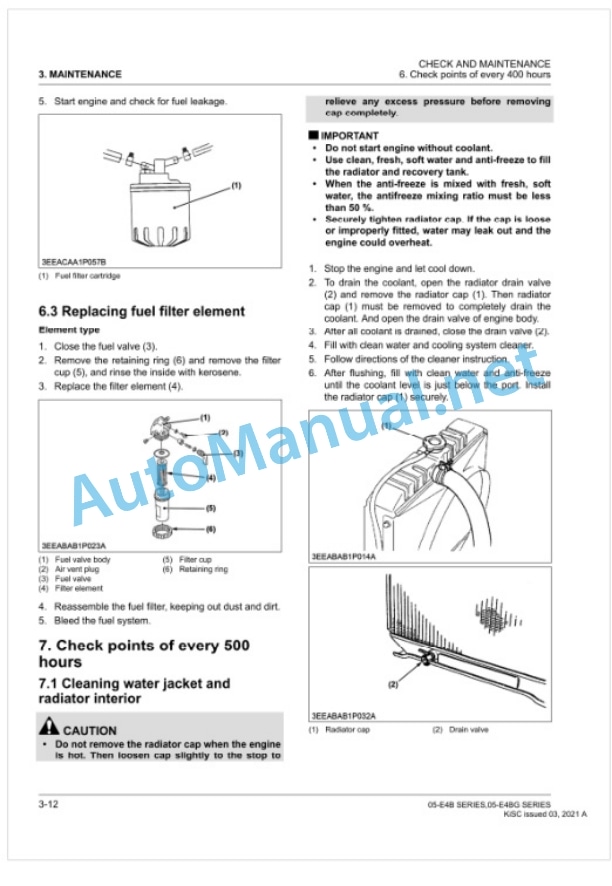 Kubota 05-E4B Series, 05-E4BG Series Diesel Engine Workshop Manual PDF-3