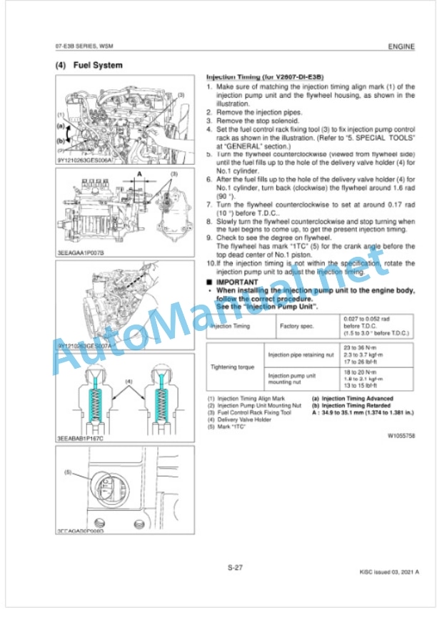 Kubota 07-E3B Series Diesel Engine Workshop Manual PDF-4