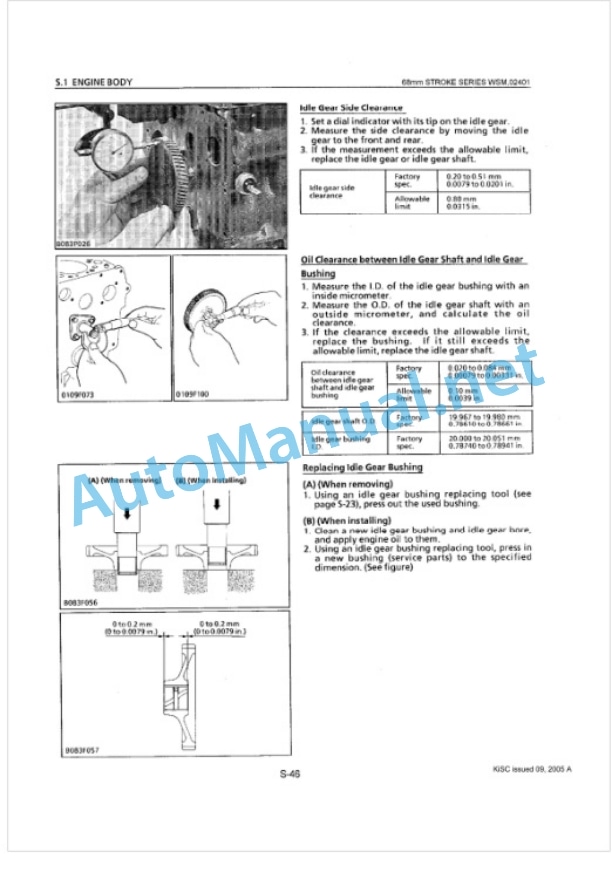 Kubota 68mm Stroke Series (SM Series) Diesel Engine Workshop Manual PDF-5