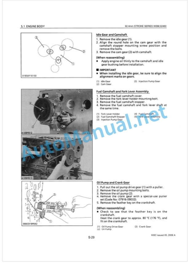 Kubota 92.4mm Stroke Series (03 Series) Diesel Engine Workshop Manual PDF-4