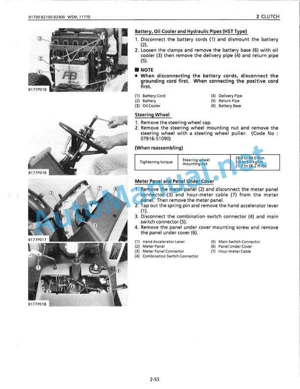 Kubota B1700, B2100, B2400 Tractor Workshop Manual PDF-4