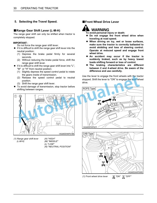 Kubota B3150, B3150SU Tractor Operators Manual PDF-3