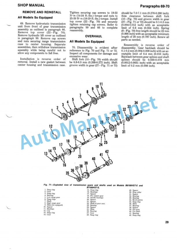 Kubota B5100, B7100 Service Manual PDF-3