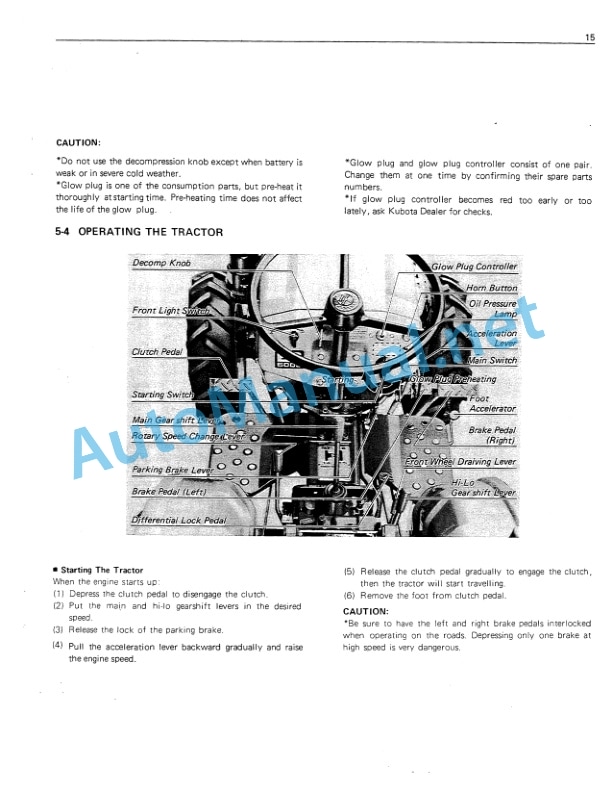 Kubota B6000 Tractor Operators Manual PDF-3