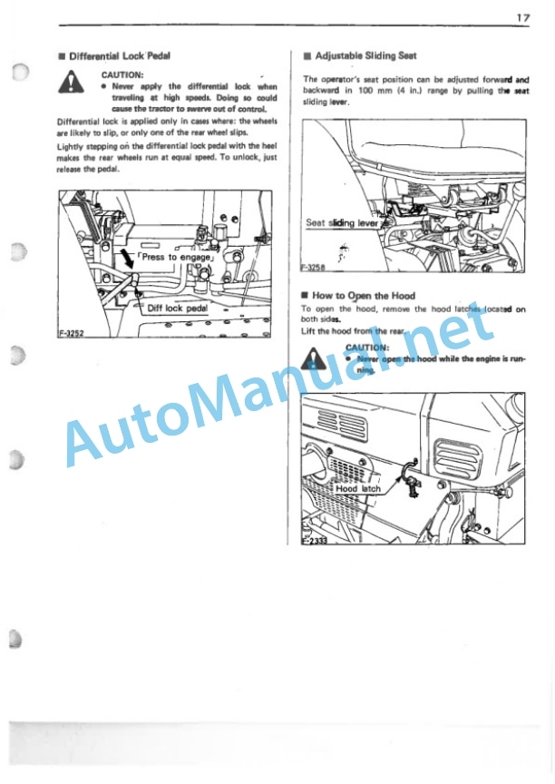 Kubota B8200 Tractor Operators Manual PDF-3