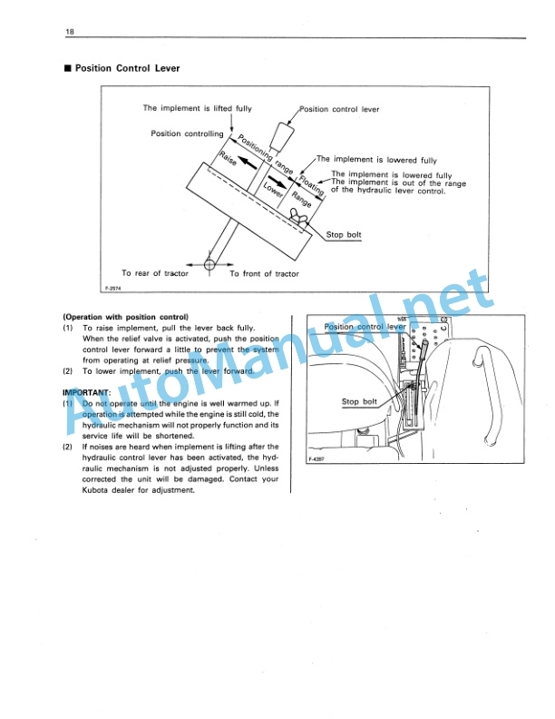 Kubota B9200 Operators Manual PDF-3