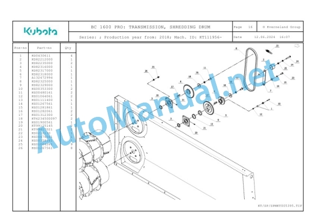 Kubota BC 1600 PRO Parts Manual PDF-4