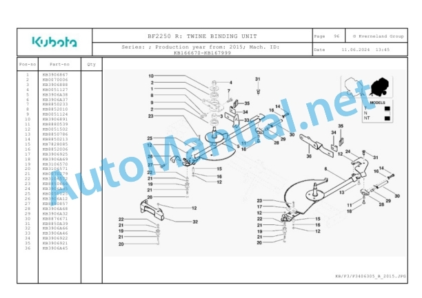 Kubota BF2250 R Parts Manual PDF-4