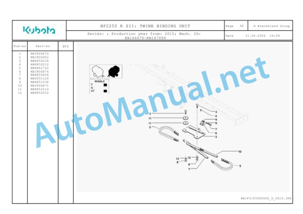 Kubota BF2250 R SII Parts Manual PDF-4