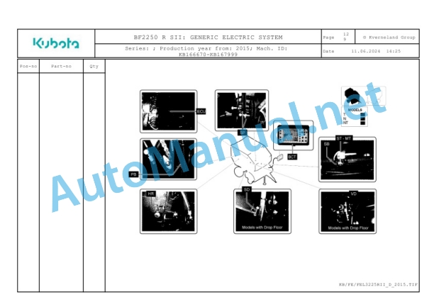 Kubota BF2250 R SII Parts Manual PDF-5