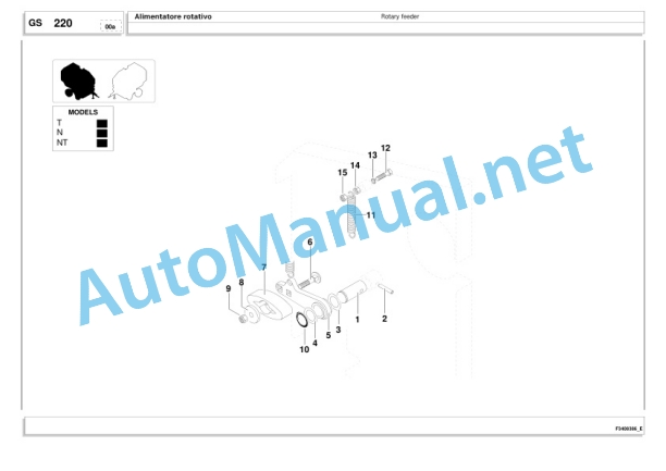 Kubota BF2250 R (T-N-NT) Baler Parts Manual PDF-3