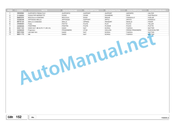 Kubota BF2250 R (T-N-NT) Baler Parts Manual PDF-4