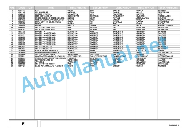 Kubota BF2255 F (T-N-NT) Baler Parts Manual PDF-3