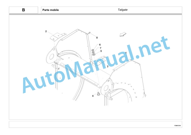 Kubota BF2255 SC14 (N-NT) Baler Parts Manual PDF-2