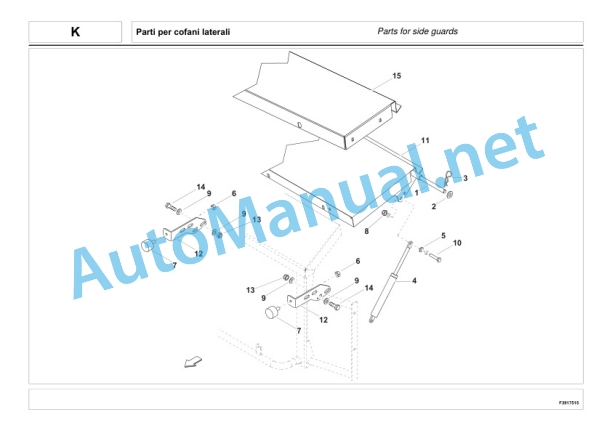 Kubota BF2255 SC14 (N-NT) Baler Parts Manual PDF-5