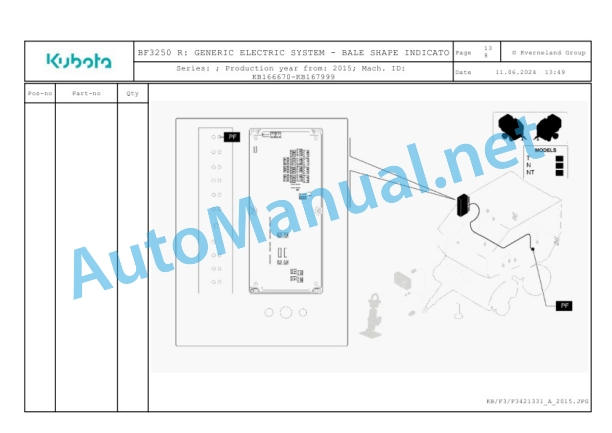 Kubota BF3250 R Parts Manual PDF-5