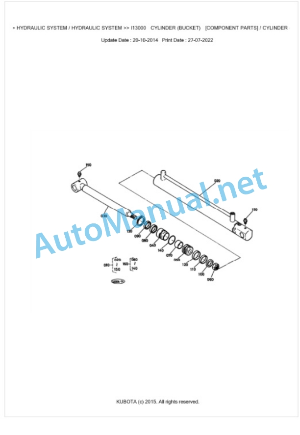 Kubota BF500 Parts Manual PDF BKIDK0089-5