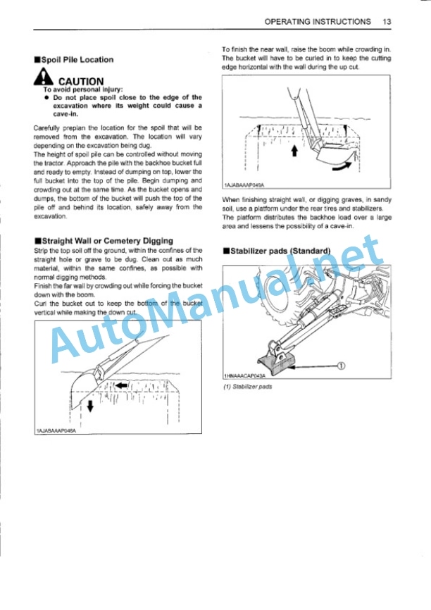 Kubota BH70 Backhoe Operators Manual PDF-4