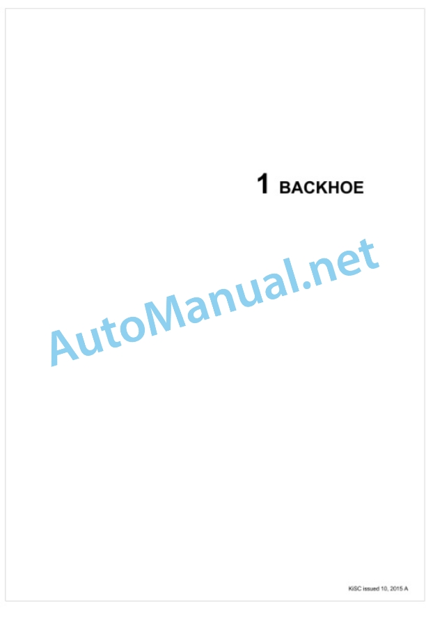 Kubota BH70 Backhoe Workshop Manual PDF-3