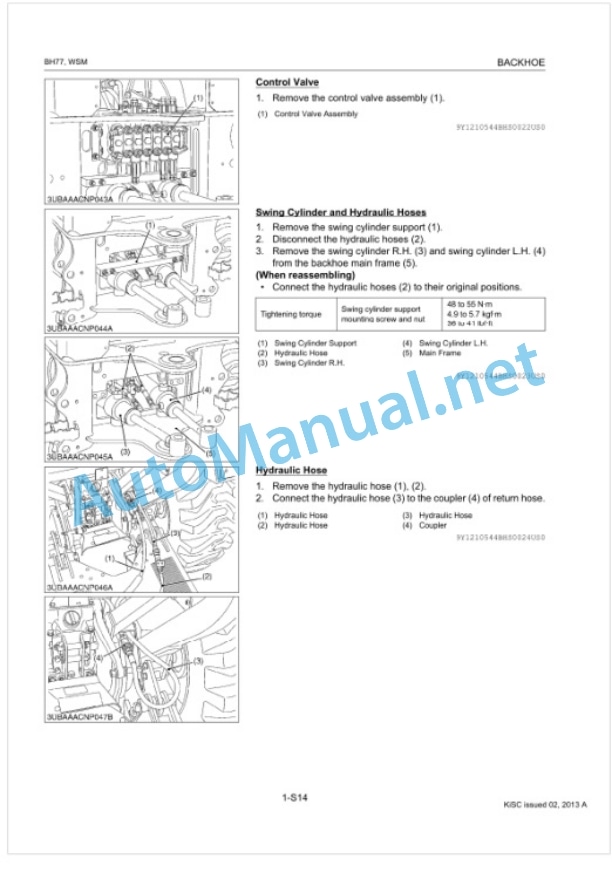 Kubota BH77 Backhoe Workshop Manual PDF-5