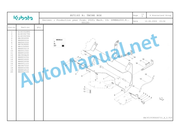 Kubota BV5160 R Parts Manual PDF-4