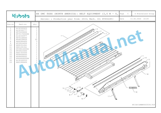 Kubota BX DMC 8XXX (NORTH AMERICA) Parts Manual PDF-4