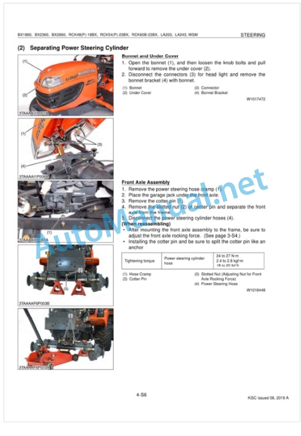 Kubota BX1860, BX2360, BX2660, RCK48 Workshop Manual PDF-4