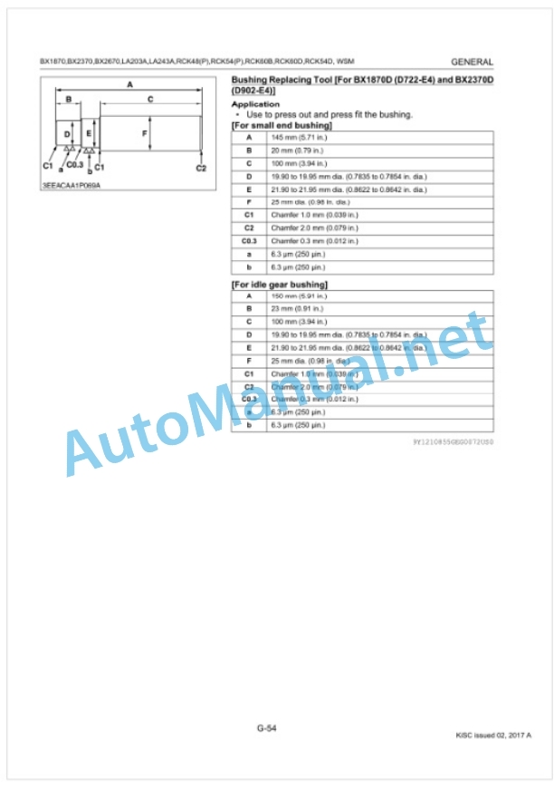 Kubota BX1870, BX2370, BX2670, RCK48 Workshop Manual PDF-2